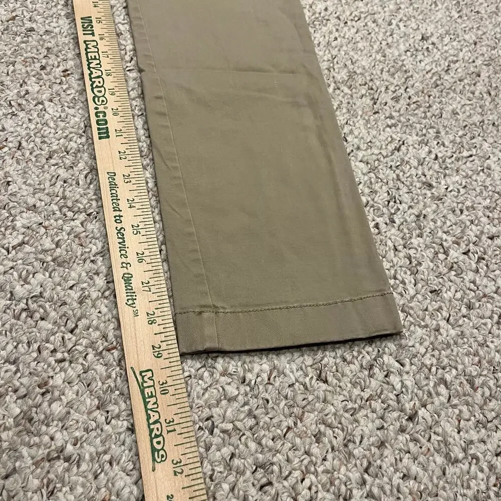 J Crew 484 Slim Flex Chino Pant Mens 32x32 Khaki Preppy Classic Casual Academia